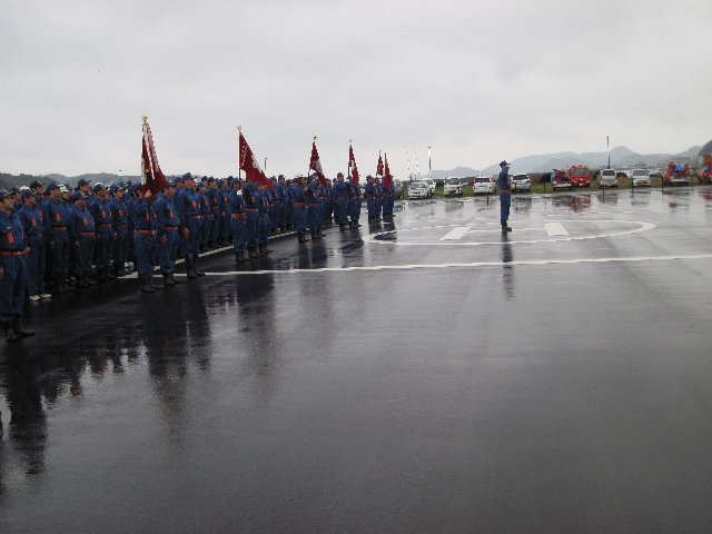 牛深地区消防小型ポンプ操法大会決行！！
