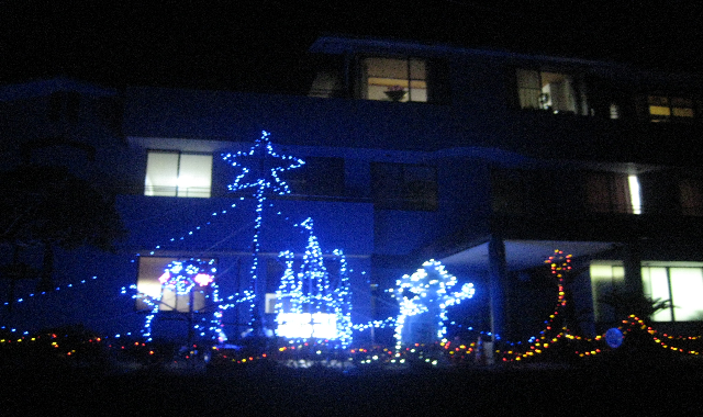 保養院のイルミネーション
